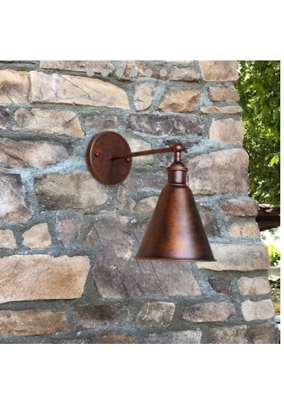 Riolight Retro Bakır Eskitme Metal Aplik Eskitme