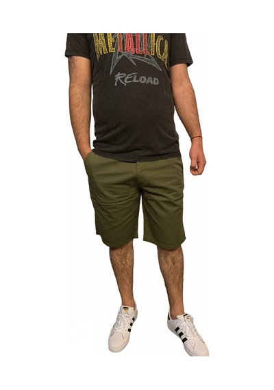Superfly Chino Erkek Haki Şort 21706-03 Siyah