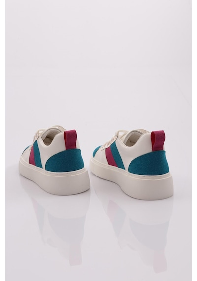 Dgn 1001 Kadin Sneaker 1001-2007-R8073 Beyaz - Mavi