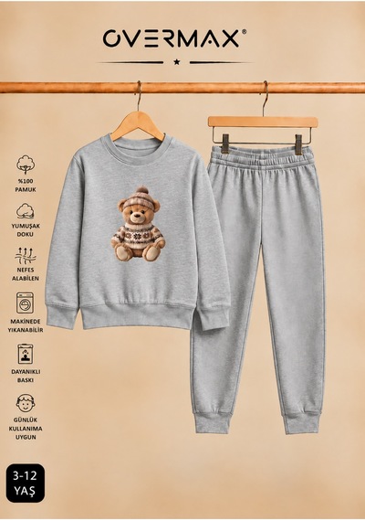 Overmax Teddy Bear Baskılı Çocuk Kapüşonsuz Sweatshirt Eşofman Takımı 3-12 Yaş Gri Üst-gri Alt - 924528764 Gri Üst-gri Alt Overmax Teddy Bear Baskılı Çocuk Kapüşonsuz Sweatshirt Eşofman Takımı 3-12 Yaş Gri Üst-gri Alt - 924528764 Gri Üst-gri Alt
