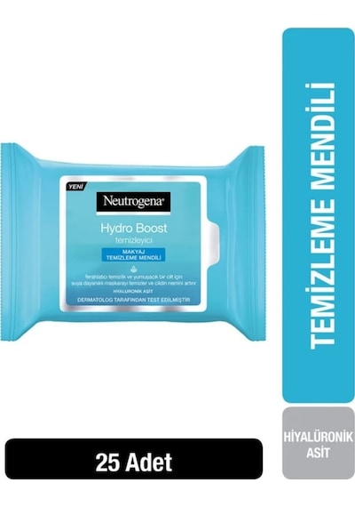 Neutrogena Hydro Boost Makyaj Temizleme Mendili 25'li