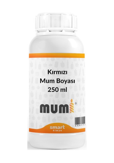 Sıvı Mum Boyası Kırmızı 250 Ml