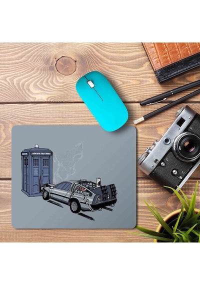 Geleceğe Dönüş Doktor Who Baskılı Mouse Pad