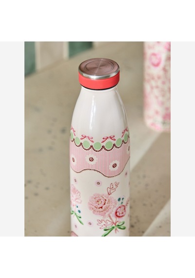 Pembe Paslanmaz Çelik Termos 460 Ml