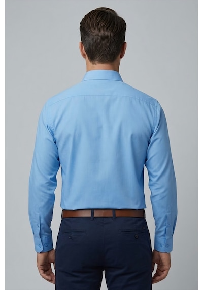 Torivalli Collection Klasik Kesim Regular Fit Tek Cepli Kolay Ütülenebilen Mevsimlik Uzun Kollu Düz Renk Erkek Gömlek Mavi Torivalli Collection Klasik Kesim Regular Fit Tek Cepli Kolay Ütülenebilen Mevsimlik Uzun Kollu Düz Renk Erkek Gömlek Mavi