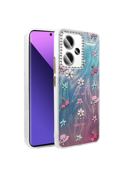 Redmi Note 13 Pro Plus Kılıf Blade Aynalı Desenli Kapak - Desen 4 İtdark44315