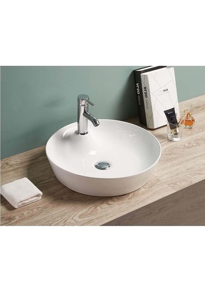 Puroser Gökceada Oval Tezgah Üstü Çanak Lavabo