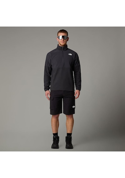 The North Face Glacier Heavyweight Erkek Gri Dik Yaka Sweatshirt Gri
