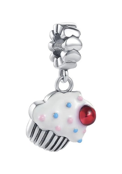 Nur Silver Cupcake Gümüş Charm Nur-bl01262
