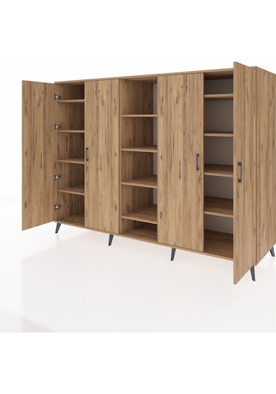 Kronos Dolap 12 Raflı 4 Kapaklı 220x59x163 Çam-çam Atlas Çam - Atlas Çam Kronos Dolap 12 Raflı 4 Kapaklı 220x59x163 Çam-çam Atlas Çam - Atlas Çam