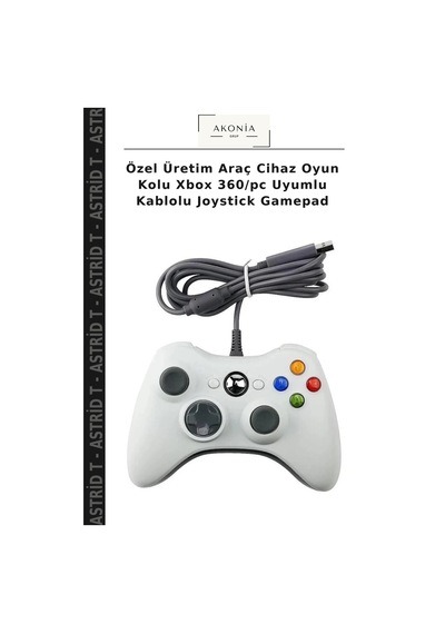 Özel Üretim Araç Cihaz Oyun Kolu Xbox 360/pc Uyumlu Kablolu Joystick Gamepad