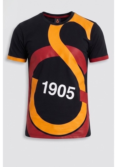 Galatasaray Lisanslı Taraftar T-shirt Kırmızı - Siyah