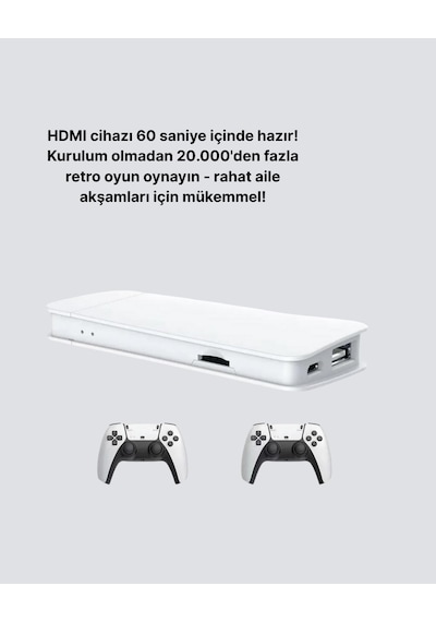 3d Ve 4k Görüntü Kaliteli Çok Oyunculu Retro Oyun Konsolu