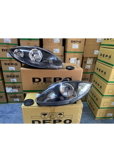 Seat Leon Makyajsız 2006-2009 Arası Depo Sağ Ve Sol Far Takım 5p1941005e / 5p1941006e