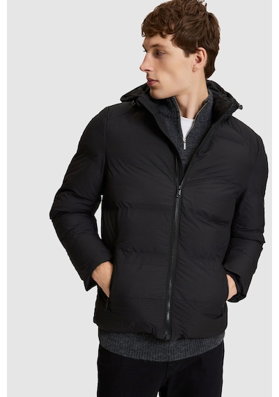 U.S. Polo Assn. Erkek Siyah Dik Yaka Fermuarlı Cepli Mont 50326210-vr046