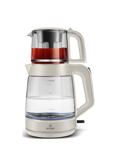 Emsan Glass Tea XL 1900 W 2 in 1 Cam Çay Makinesi ve Kettle