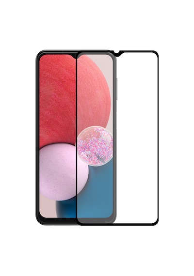 Samsung Galaxy A13 ile Uyumlu Tam Kaplayan Temperli Ekran Koruyucu Cam