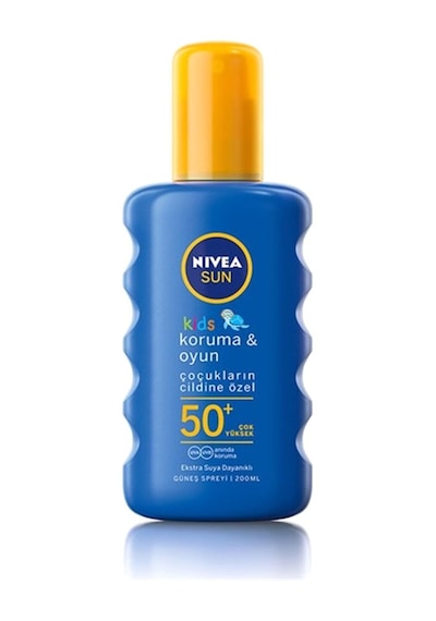 Nivea Sun 50+GKF Koruma & Bakım Renkli Çocuk Güneş Spreyi 200 ML