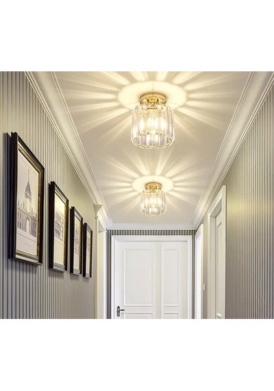 Luna Lighting Luxury Plafonyer Gold Avize 2 Adet LUNAMSLFGD-2 Altın