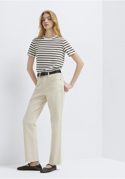 Mavi - New York Ekru Gabardin Pantolon 101441-a4064 Mavi - New York Ekru Gabardin Pantolon 101441-a4064