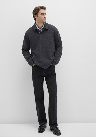 Mavi - Antrasit Polo Sweatshirt 0s10476-80023 Antrasit