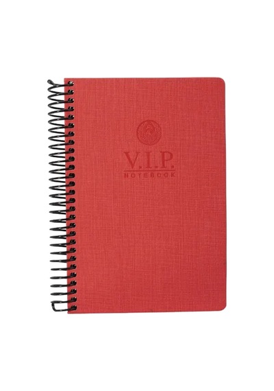 Vip Defter Çizgili 17x24 - Kırmızı