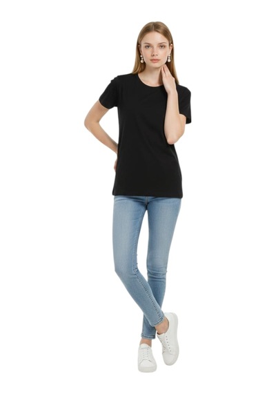 Batik Kadın T-shirt 9104 SIYAH