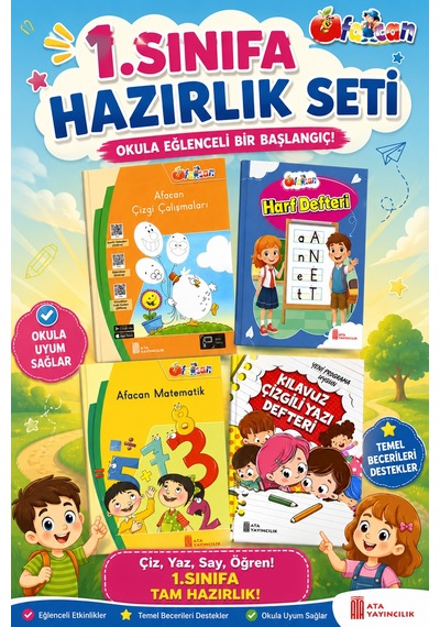1. Sınıf Okula Hazırlık Seti 4 Lü