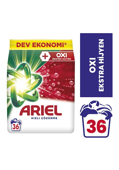 Ariel Oxi Hızlı Çözünme Toz Çamaşır Deterjanı 5500 G