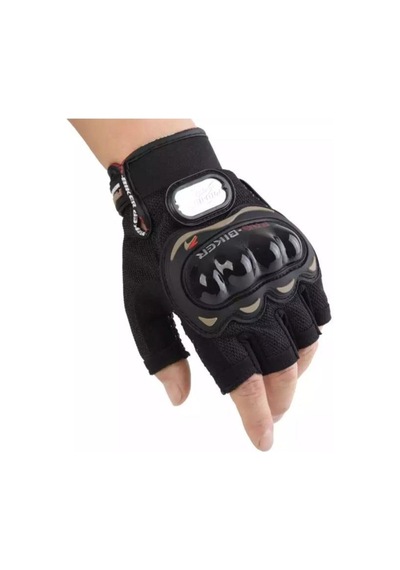 Probiker Yarım Motosiklet Eldiveni Korumalı Siyah 2xl