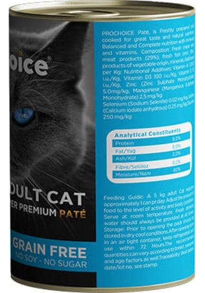 Pro Choice Adult Balık ve Sebzeli Kedi Konservesi 12 x 400 G