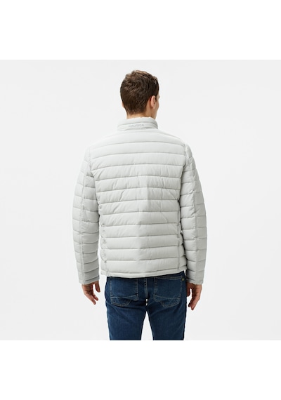 Nautica Erkek Gri & Lacivert Çift Taraflı Mont Düz V622744 Gri