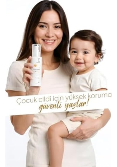 Çocuk Güneş Kremi Spf 50+ Hassas Ciltler İçin Suya Dayanıklı Yüksek Koruma