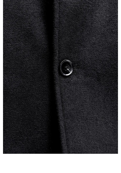 Jack & Jones Jjedetroıt Yün Karışımlı Palto 12295108 Siyah