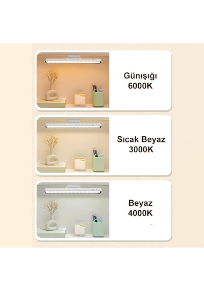 Şarjlı 3 Renk Portatif Led Aydınlatma/gt-cl12 Çok Renkli
