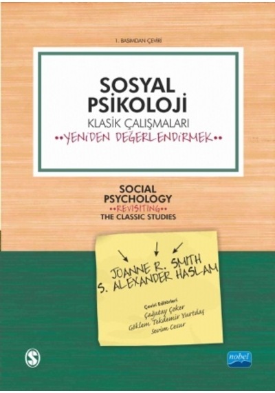 Sosyal Psikoloji - Klasik Çalışmaları Yeniden Değerlendirmek - Socıal Psychology-revisiting The Classic Studies