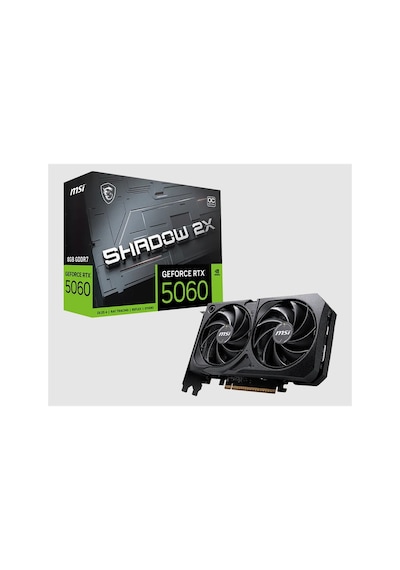 Msı Geforce Rtx5060 8g Shadow 2x Oc Max 8gb Gddr7 128bıt 1xhdmı 3xdp Ekran Kartı Hb006