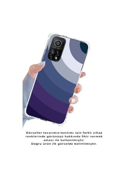 Xiaomi Redmi Note 8 Köşe Korumalı Antişok Kapak Renk Cümbüşü Tasarımlı Şeffaf Silikon Kılıf