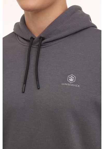 Lumberjack 4W MB SN04 HOODIE 4PR Erkek  Antrasit Sweatshirt