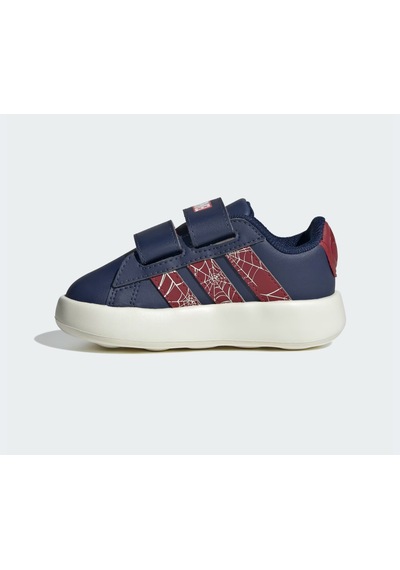 Adidas Bebek Mavi Yürüyüş Ayakkabısı Grand Court Spıder-man Cf I Js2342 Siyah