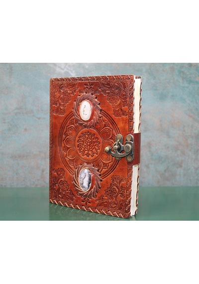 Taşlı Deri Defter Tarbtgskj8ı6rj30d7q Çok Renkli