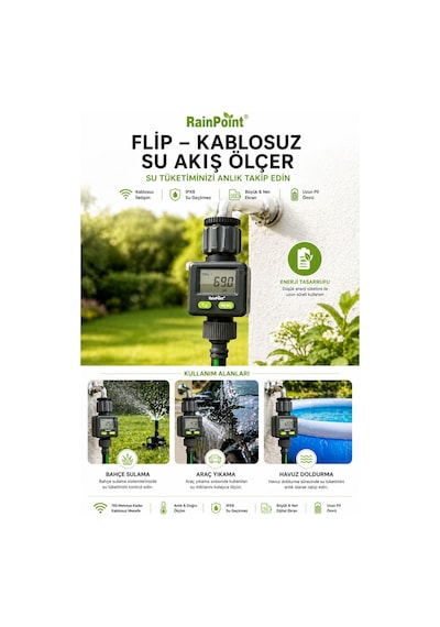 Rainpoint Debi Ölçer Küçük