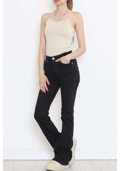 Mokashopin - İspanyol Paça Kot Pantolon Füme4 - 11878.1431. 001