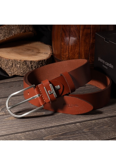 Pierre Cardin Siyah Deri Erkek Kemer En 4cm Pc-mdl Taba