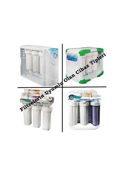 10 Inç Açık Kasa Su Arıtma Cihazı Tam Set (7 Filtre) Mineral Ve D