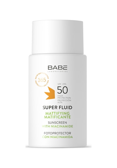 Babe Super Fluid Sunscreen Mattifying SPF50 50ml - Yağlı Ciltler İçin  Matlaştırıcı Yüz Güneş Kremi