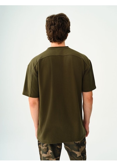 LOFT Loose Fit Erkek Tshirt K.kol Lf2038189 Q1.v1 Haki
