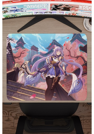Keqing Genshin Impact Anime Gacha V1 - 48x40 Xl Gaming Mouse Pad Fare Altlığı