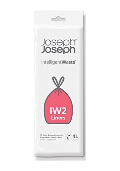 Intelligentwaste Organik Çöp Torbası, 50 Adet, 4 Litre, Şeffaf
