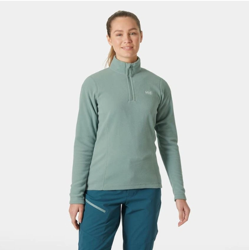 Helly Hansen Slope Fleece Kadın Yarım Fermuar Polar Hh..15001.hha.489 Yeşil